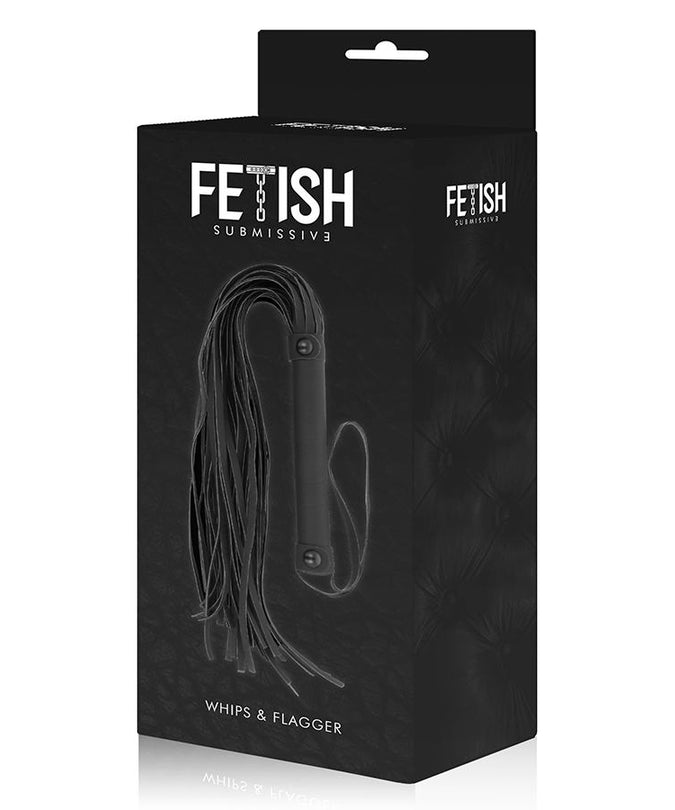 FETISH SUBMISSIVE - VEGAN LEATHER WHIP