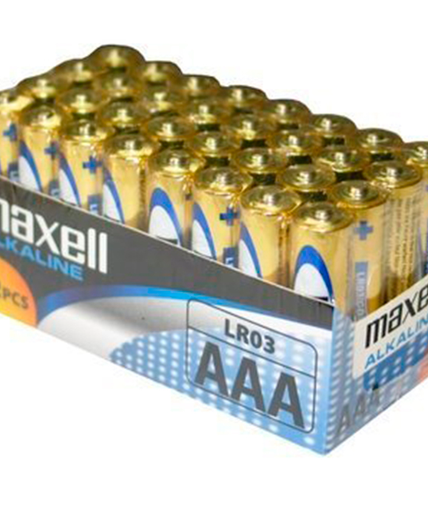 MAXELL - BATTERIJ AAA LR03 VERPAKKING*32 STUKS