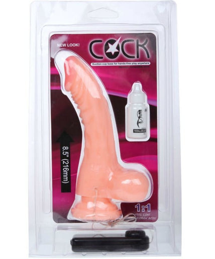 BAILE - REALISTIC COCK DILDO WITH VIBRATION 21.6 CM