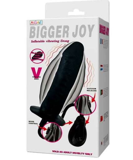 BAILE - BIGGER JOY OPBLAASBARE DILDO MET TRILLING 16 CM