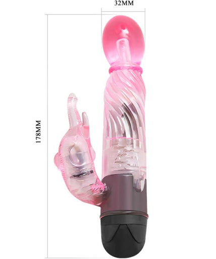 BAILE - GIVE YOU A KIND OF LOVER VIBRATOR WITH PINK RABBIT 10 MODES