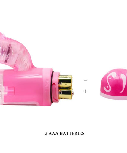 BAILE - MULTISPEED VIBRATOR WITH PINK STIMULATOR