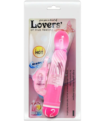 BAILE - MULTISPEED VIBRATOR WITH PINK STIMULATOR