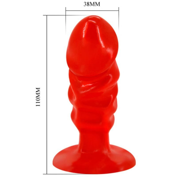 Baile – Unisex Anal Plug with Red Suction Cup