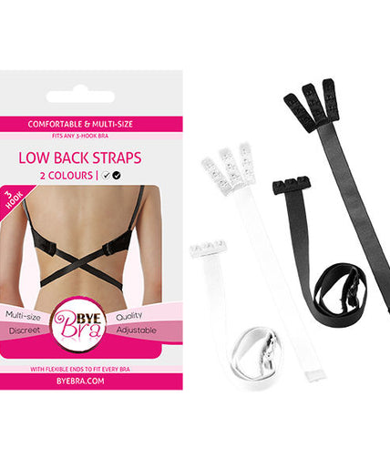 BYE-BRA - OPEN RUG BH-ADAPTER ZWART & WIT