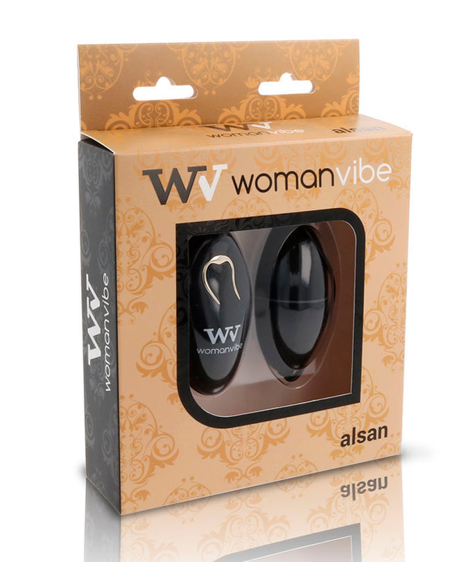Womanvibe – Alsan Ei Afstandsbediening Zwart Siliconen Zwart