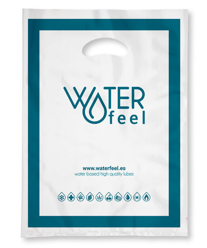 WATERFEEL - 100 LARGE PLASTIC BAGS 40 X 50 CM