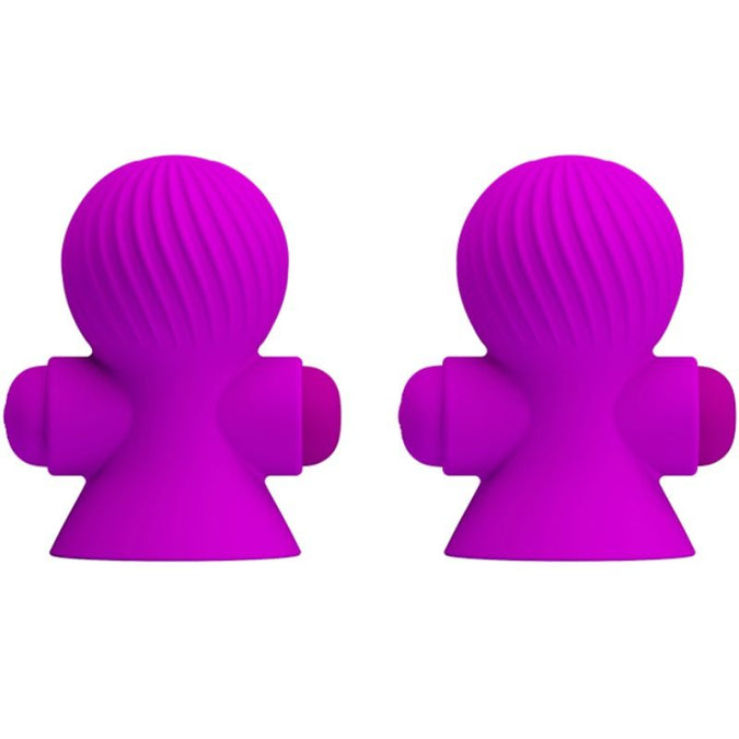 PRETTY LOVE - NIPPELSTIMULATOREN 12M LILA VIBRATIE