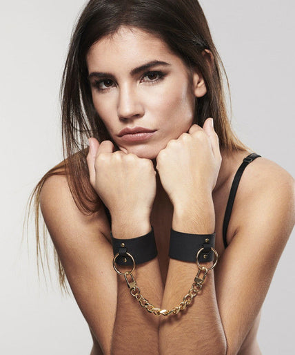 BIJOUX INDISCRETS MAZE - WIDE CUFFS BLACK
