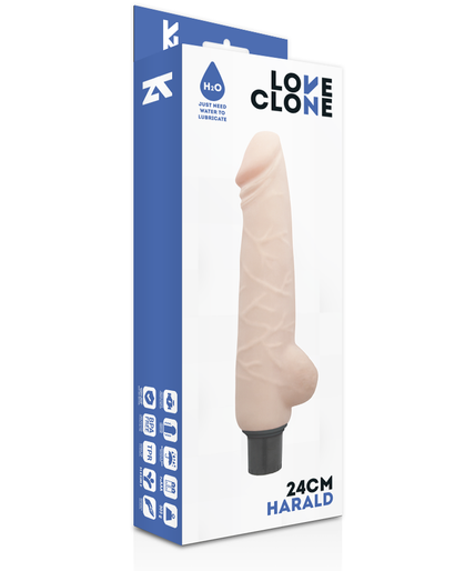 LOVECLONE - HARALD SELF LUBRICATION VIBRATOR 24 CM -O- 4 CM