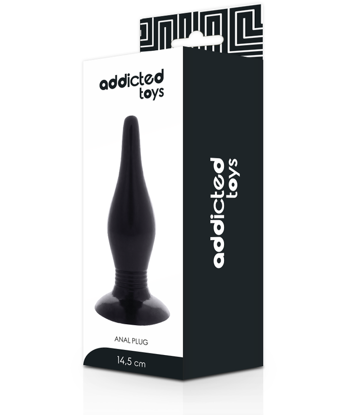 ADDICTED TOYS - ANAALPLUG 14.5 CM ZWART