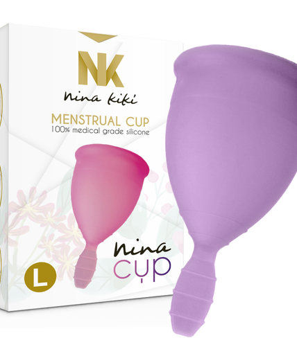 NINA KIKÍ - MENSTRUAL CUP PURPLE - SIZE L
