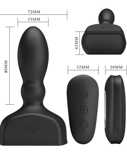Pretty Love – Marriel Inflatable Prostate Vibrator with Remote Control