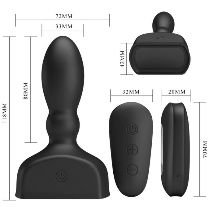 PRETTY LOVE - MARRIEL PROSTAATVIBRATOR EN OPBLAASBAAR