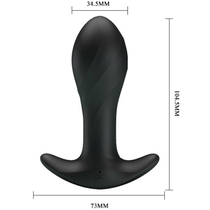 PRETTY LOVE - ZWARTE ANALE VIBRATOR