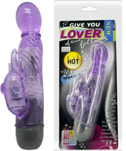 BAILE - GIVE YOU A KIND OF LOVER VIBRATOR WITH LILAC RABBIT 10 MODES