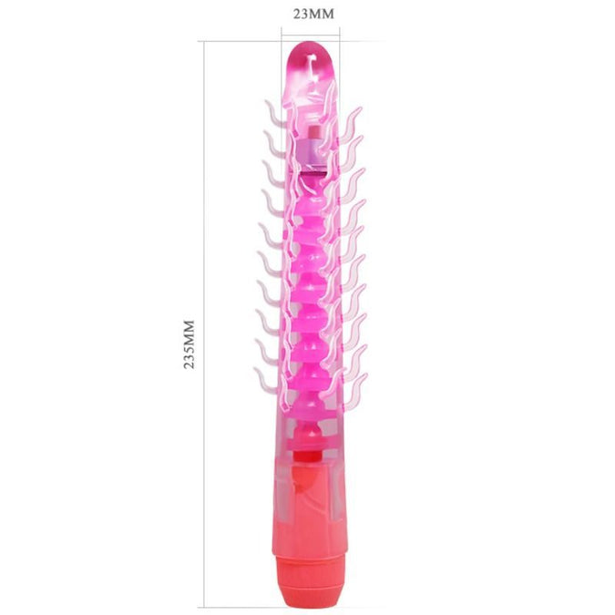 BAILE - FLEXI VIBE SENSUAL SPINE BUIGBARE VIBRERENDE DILDO LILA 23,5 CM