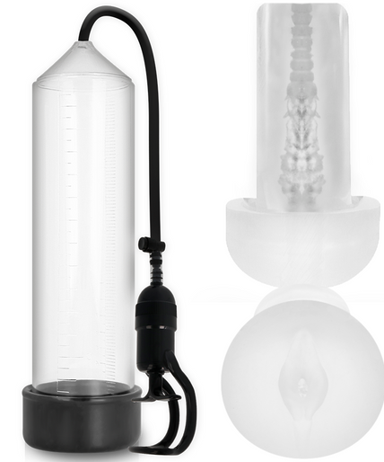 PUMP ADDICTED - RX5 TRANSPARANT MET MASTURBATOR