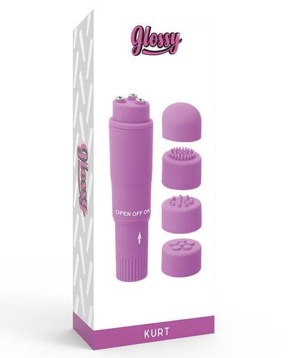 GLOSSY - KURT POCKET MASSAGER PURPLE