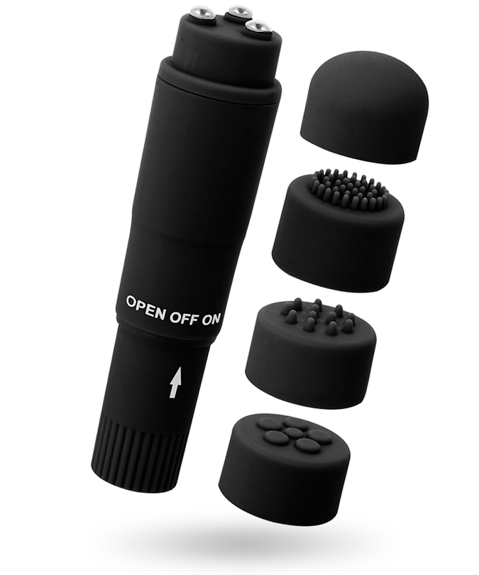 GLOSSY - KURT POCKET MASSAGER ZWART