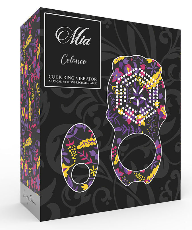 MIA - COLOSSEO COCK RING REMOTE CONTROL BLACK