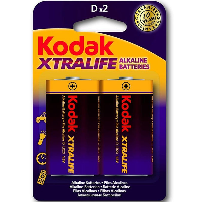 KODAK - XTRALIFE ALKALINE BATTERIJEN LR20 D LR20 1.5V