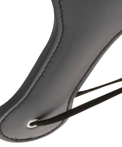 DARKNESS - ROUNDED BLACK FETISH PADDLE