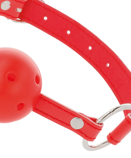 DARKNESS - RED BREATHABLE GAG