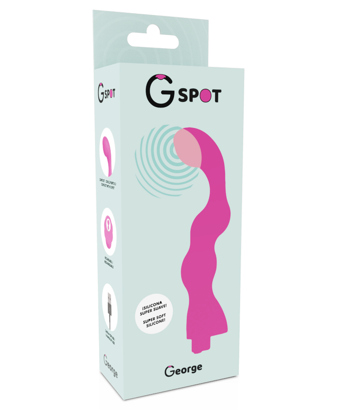 G-SPOT - GEORGE G-SPOT VIBRATOR GUM ROZE