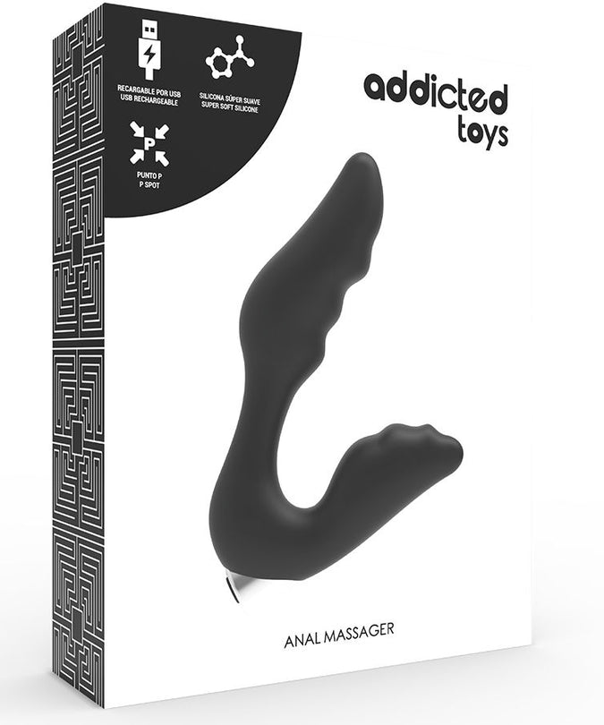 Addicted Toys – Prostatic Vibrator Rechargeable Model 6 – Black