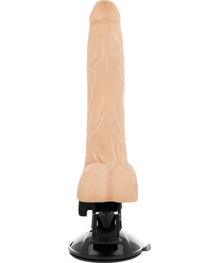 BASECOCK - REALISTIC VIBRATOR REMOTE CONTROL FLESH 19 CM -O- 4 CM