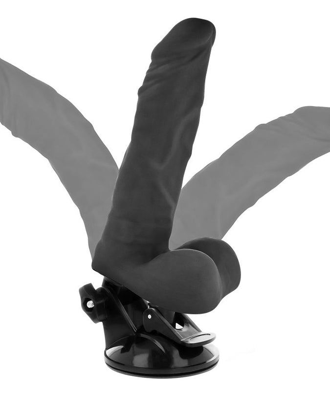 Basecock – Zwarte verstelbare vibrator met afstandsbediening 21 cm -O- 5 cm