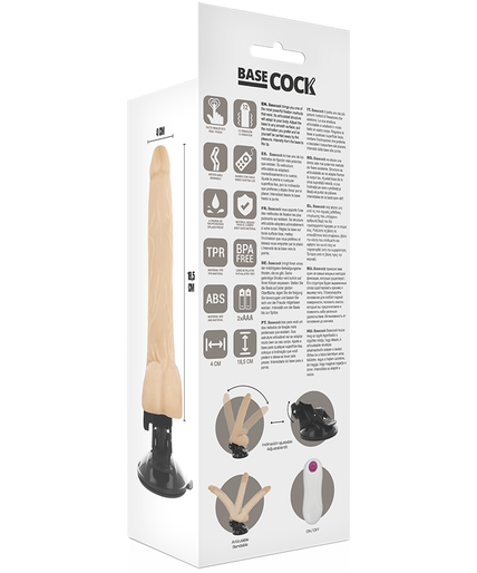 BASECOCK - REALISTIC ARTICULABLE REMOTE CONTROL FLESH 18.5 CM -O- 4 CM