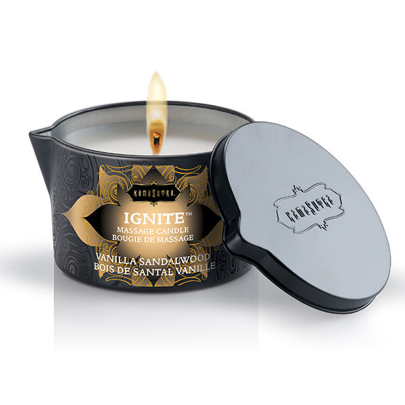 Kamasutra – Vanille en Sandelhout Massagekaars 170 Gr