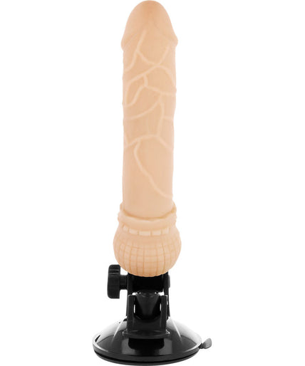 BASECOCK - REALISTIC VIBRATOR REMOTE CONTROL FLESH 19.5 CM -O- 4 CM