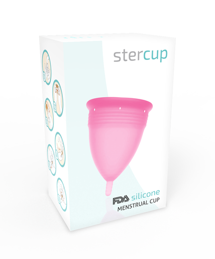 STERCUP - FDA SILICONE MENSTRUAL CUP PINK - SIZE L