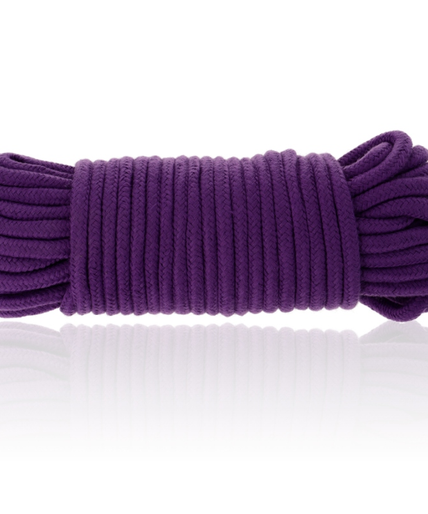 DARKNESS - COTTON BONDAGE ROPE 20 METERS LILAC