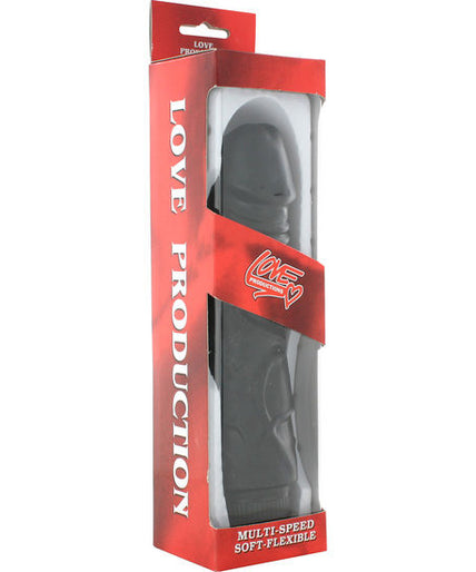 SEVEN CREATIONS - PERFECT PLEASURES BLACK VIBRATOR 22 CM