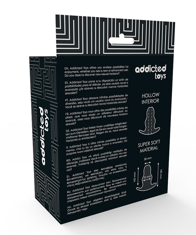 ADDICTED TOYS - GROTE ANALE DILATOR 15 CM - TRANSPARANT