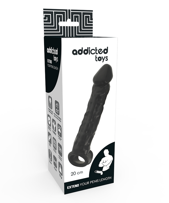 Addicted Toys – Dong-Verlängerung Schwarz