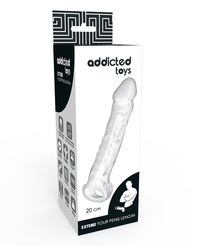ADDICTED TOYS - PENISVERLENGER TRANSPARANT