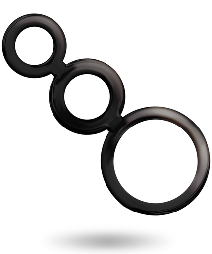 ADDICTED TOYS - RINGS SET FOR PENIS - SMOKED