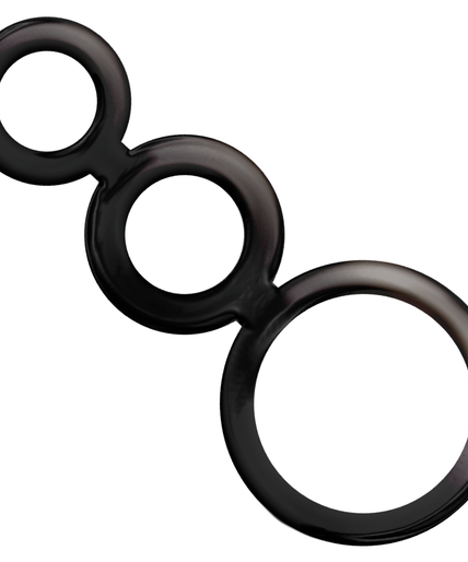 ADDICTED TOYS - RINGS SET FOR PENIS - SMOKED