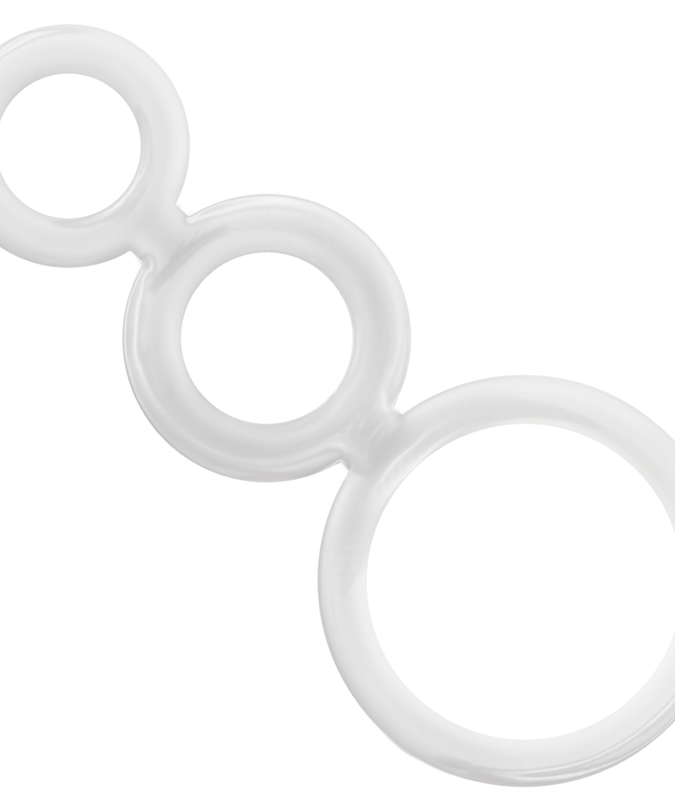 Addicted Toys – Set ringen voor penis transparant