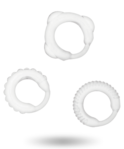 ADDICTED TOYS - C-RING SET CLEAR