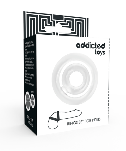 ADDICTED TOYS - POTENZ- C-RING PENIS CLEAR