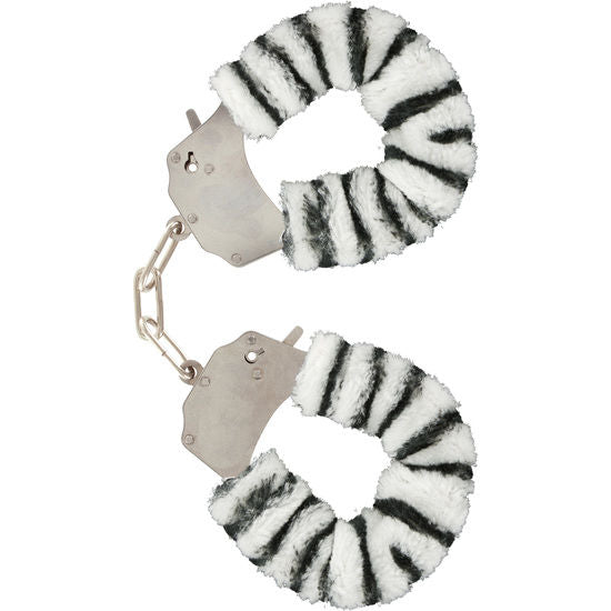 TOYJOY - FUZZY PLEZIER MANCHETTEN BONDAGE ZEBRA