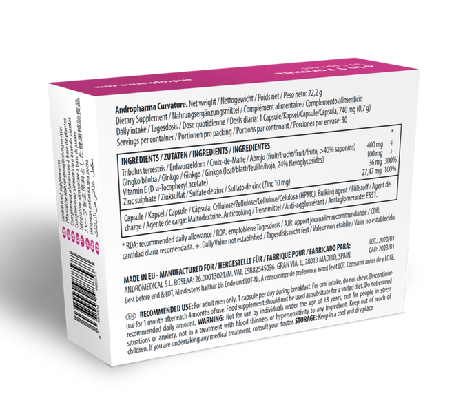 ANDROPHARMA - BEHANDELING VAN DE ZIEKTE VAN PEYRONIE