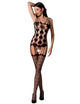 PASSION - WOMAN BS067 BODYSTOCKING BLACK ONE SIZE