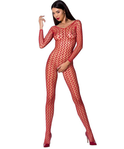 PASSION - WOMAN BS068 RODE BODYSTOCKING ONE SIZE